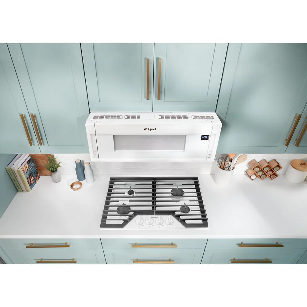 Whirlpool WCGK5030PW 30-inch Gas Cooktop with EZ-2-Lift™ Hinged Cast-Iron Grates - Image 4