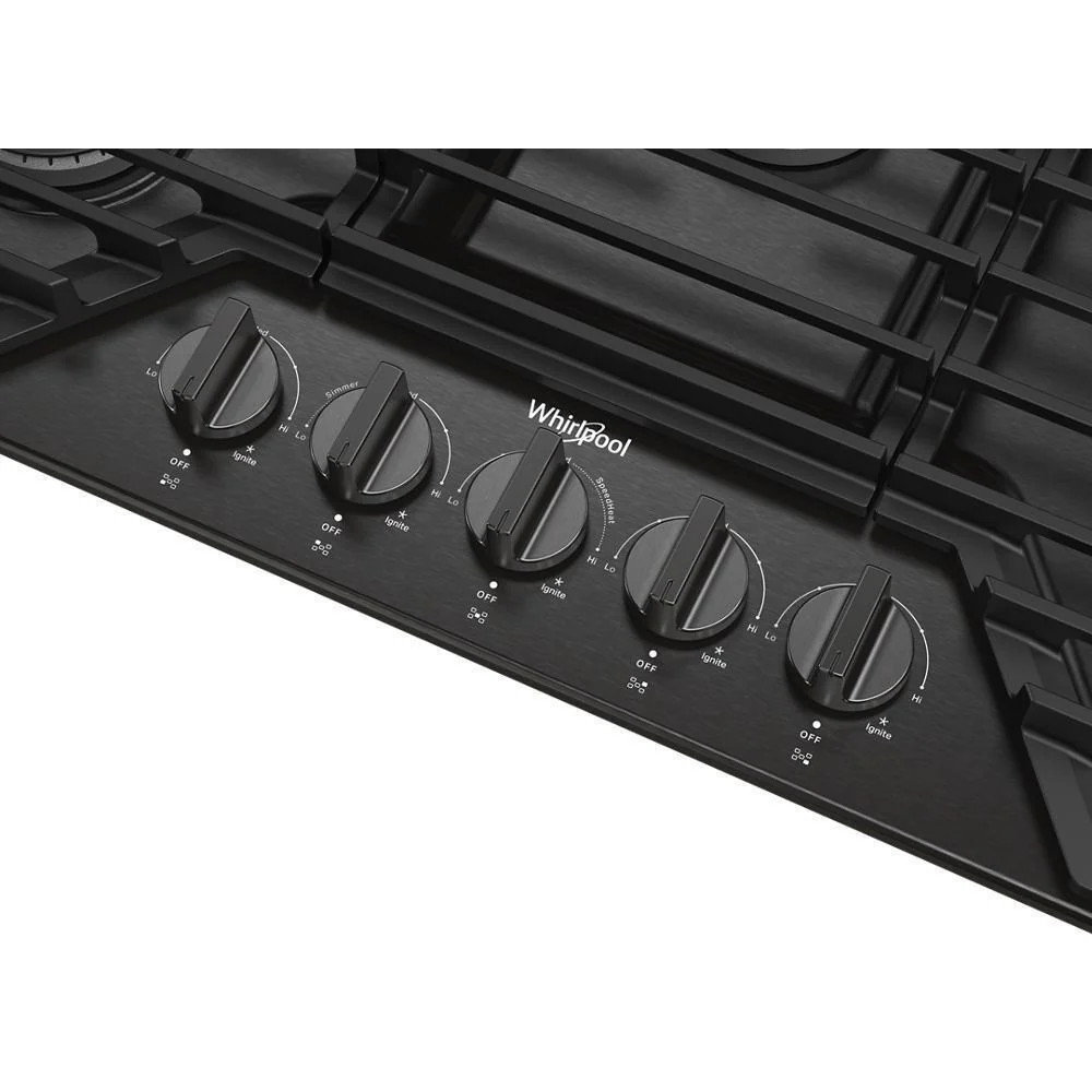 Whirlpool WCGK5036PV 36-inch Gas Cooktop with EZ-2-Lift™ Hinged Cast-Iron Grates - Image 20