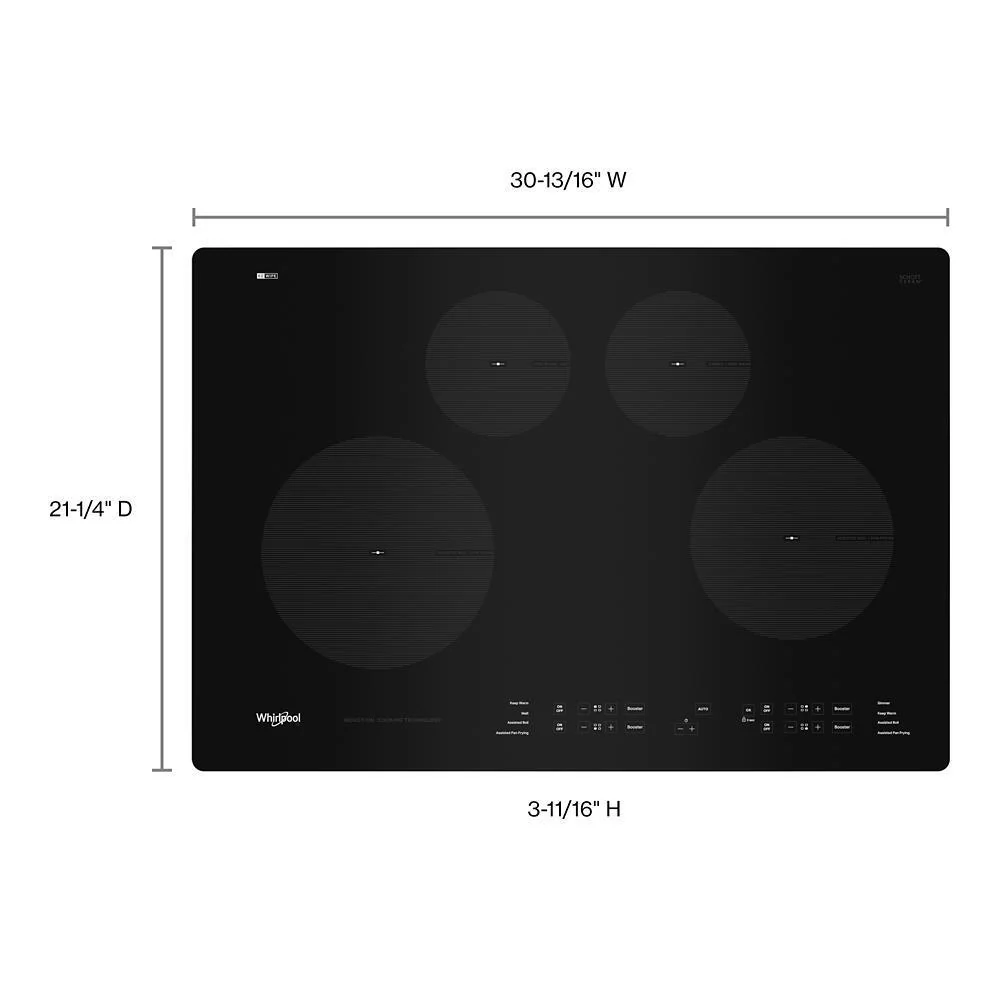 Whirlpool WCI55US0JB 30-Inch Induction Cooktop - Image 6