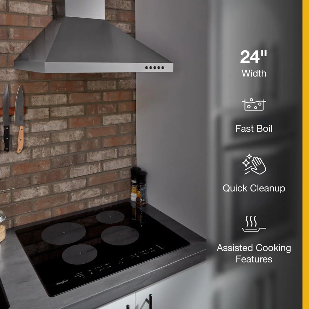 Whirlpool WCI55US4JB 24-Inch Small Space Induction Cooktop - Image 4