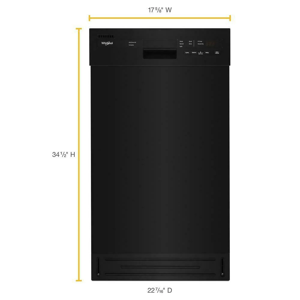 Small-Space Compact Dishwasher with Stainless Steel Tub - Image 2
