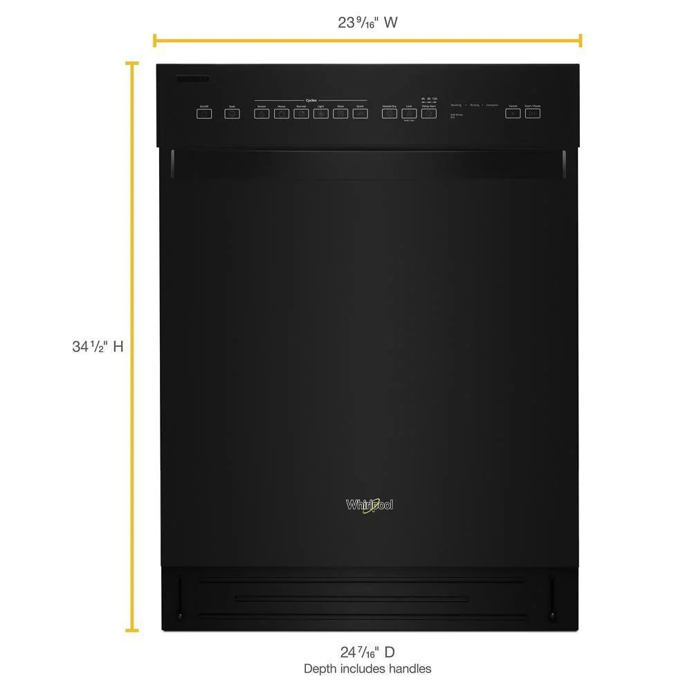 Whirlpool WDF550SAHB Quiet Dishwasher with Stainless Steel Tub - Image 2