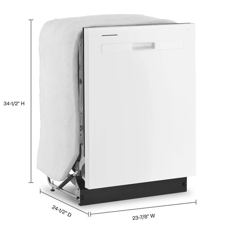 Whirlpool WDP560HAMW Quiet Dishwasher with Adjustable Upper Rack - Image 3