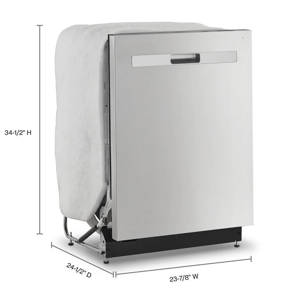 Whirlpool WDP730HAMZ Quiet Dishwasher with 3rd Rack and Pocket Handle - Image 3