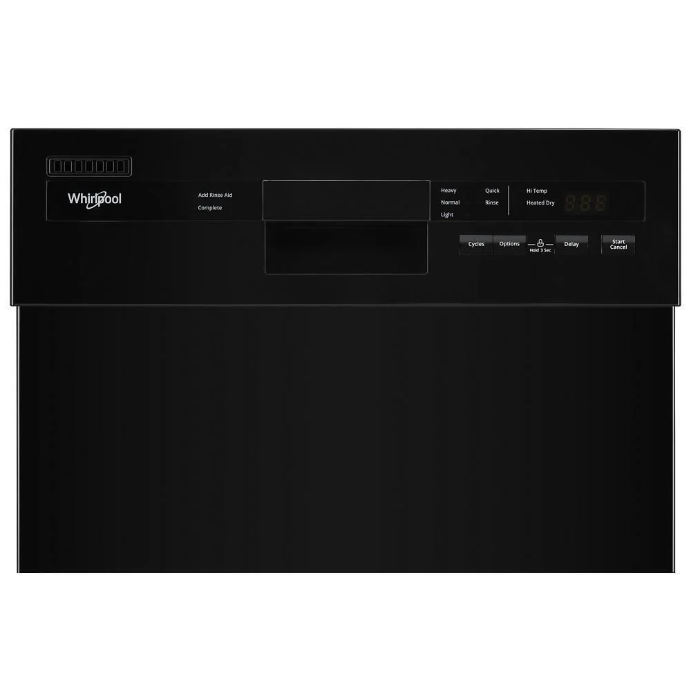 Whirlpool WDPS5118PB Small-Space Compact Dishwasher with Stainless Steel Tub - Image 10