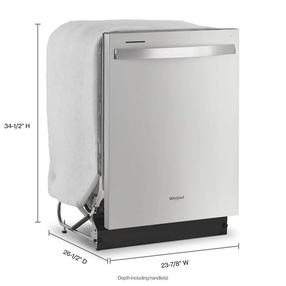 Whirlpool Quiet Dishwasher with Boost Cycle and Extended Soak Cycle - Image 2