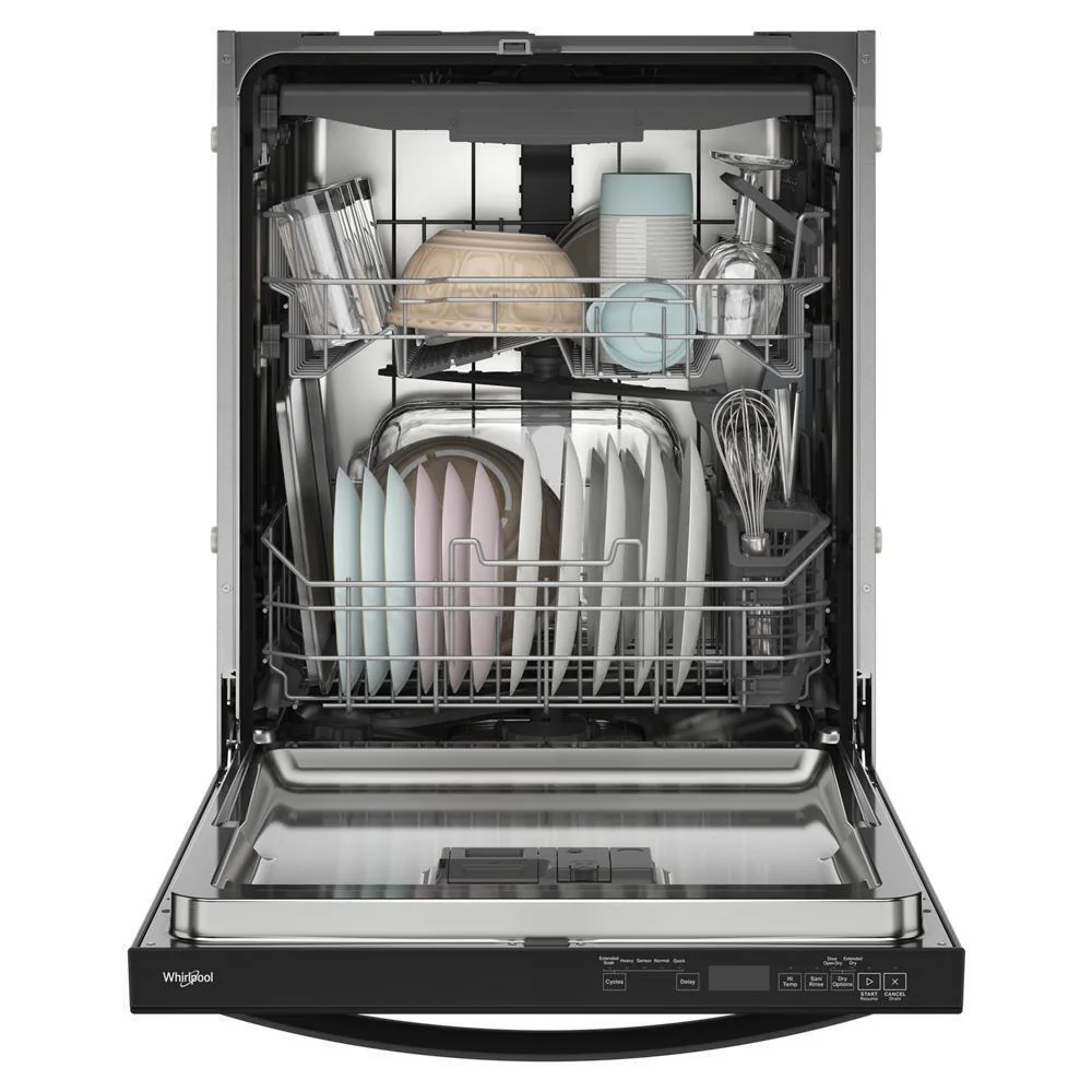 Whirlpool WDT550SAPB 44 dBA ADA Compliant Dishwasher Flush with Cabinets with 3rd Rack - Image 18