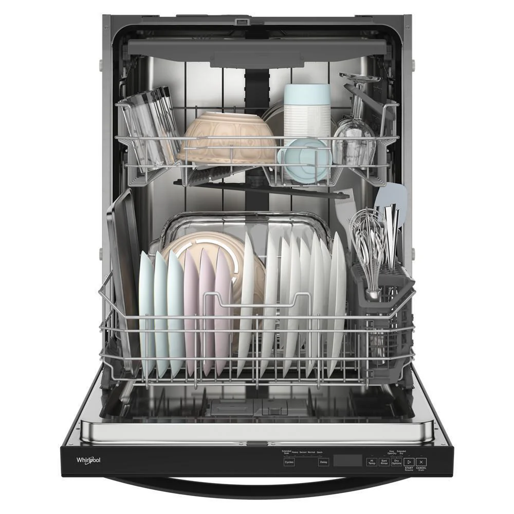Whirlpool WDT550SAPB 44 dBA ADA Compliant Dishwasher Flush with Cabinets with 3rd Rack - Image 19