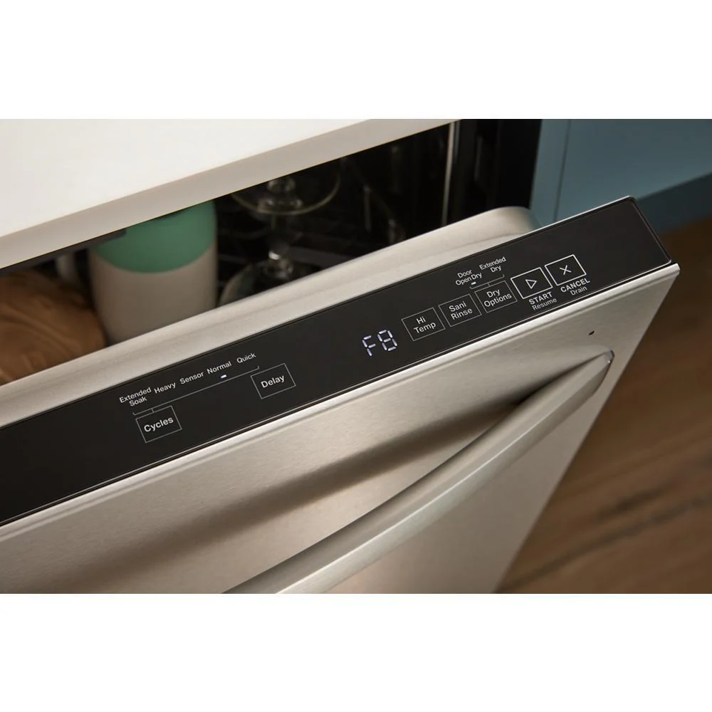 Whirlpool WDT550SAPB 44 dBA ADA Compliant Dishwasher Flush with Cabinets with 3rd Rack - Image 5