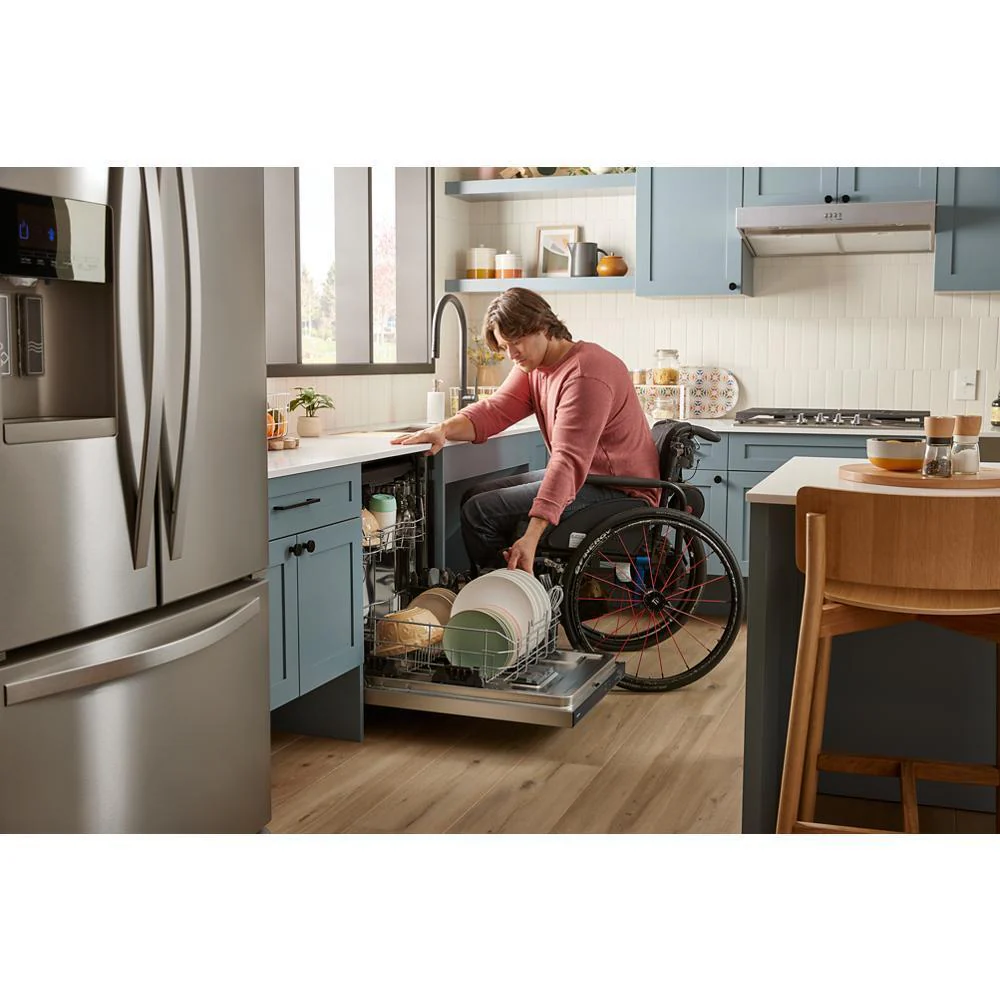 Whirlpool WDT550SAPZ 44 dBA ADA Compliant Dishwasher Flush with Cabinets with 3rd Rack - Image 20