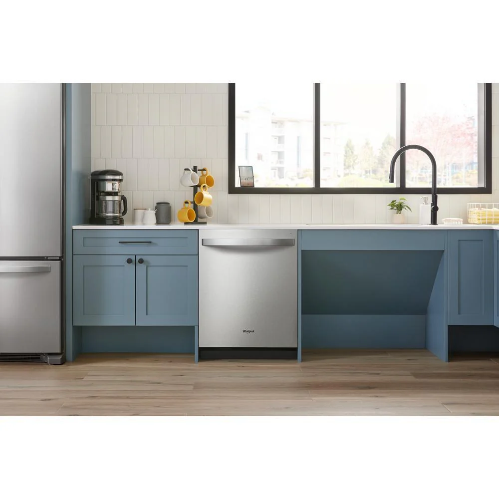 Whirlpool WDT550SAPZ 44 dBA ADA Compliant Dishwasher Flush with Cabinets with 3rd Rack - Image 3