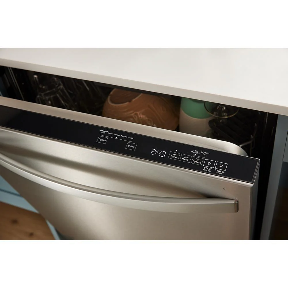 Whirlpool WDT550SAPZ 44 dBA ADA Compliant Dishwasher Flush with Cabinets with 3rd Rack - Image 8