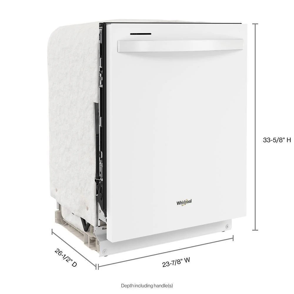 Whirlpool WDT740SALW 24 Stainless Steel Dishwasher with AI Intelligent Wash and Tall Top Rack - Image 6