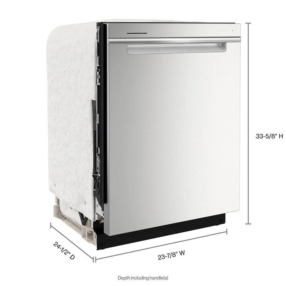 Whirlpool WDTA50SAKZ 24 Stainless Steel Dishwasher with AI Intelligent Wash - 47 dBA - Image 5