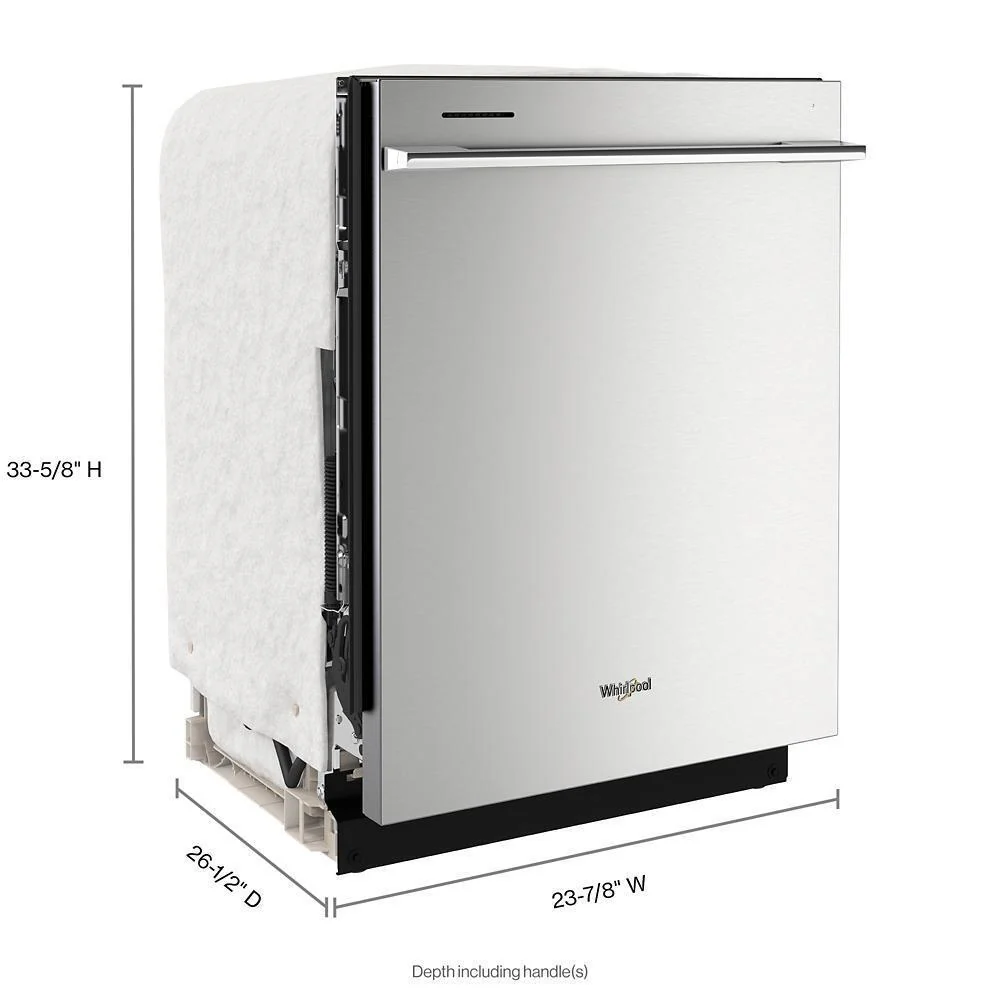 Whirlpool WDTA80SAKZ Fingerprint Resistant Quiet Dishwasher with 3rd Rack & Large Capacity - Image 3