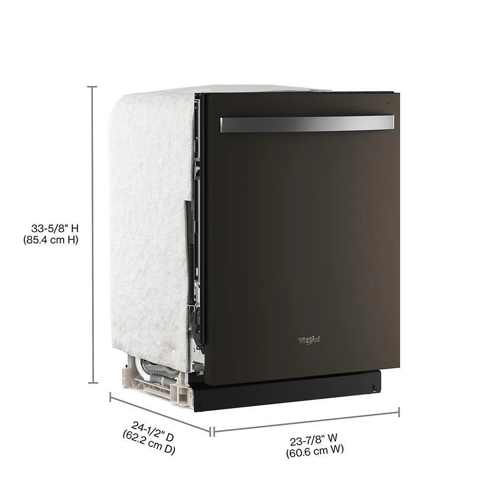 WDTS8024SV Whirlpool® 24-Inch Top Control Dishwasher with Total Coverage Wash and Auto Open Air Dry in Fingerprint Resistant Stainless Steel - Image 2
