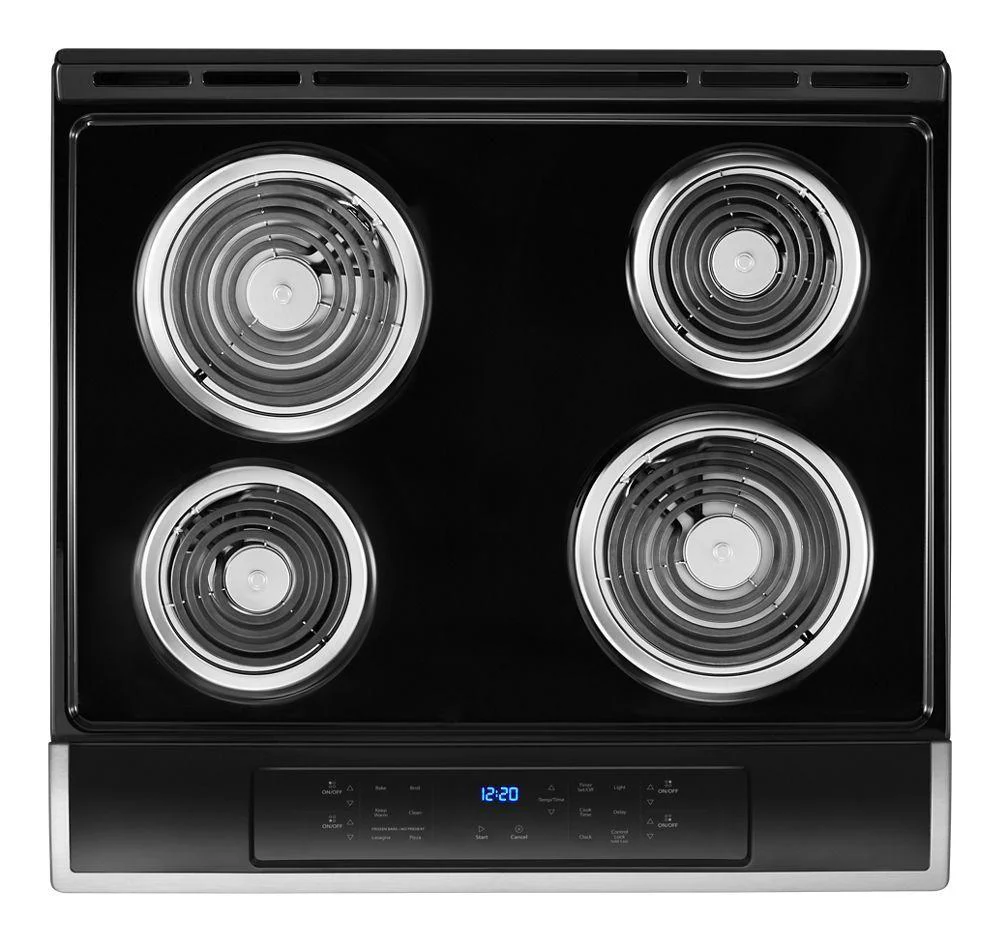 Whirlpool WEC310SAGS 4.8 cu. ft. Guided Electric Front Control Coil Range - Image 5