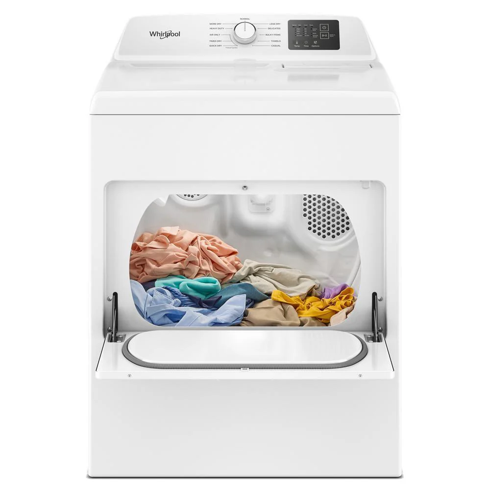 Whirlpool WED4107SW 7.0 cu. ft. Electric Dryer with Adaptive Dry - Vented Top Load Matching - Image 7