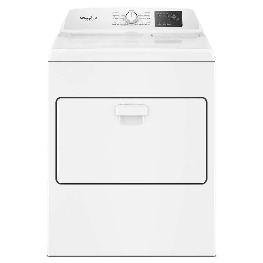 Whirlpool WED4307SW 7.0 cu. ft. Electric Dryer with Adaptive Dry and Wrinkle Shield™ option - Vented Top Load Matching