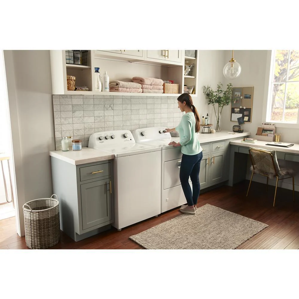 Whirlpool WED4850HW 7.0 cu. ft. Top Load Electric Dryer with AutoDry™ Drying System - Image 23