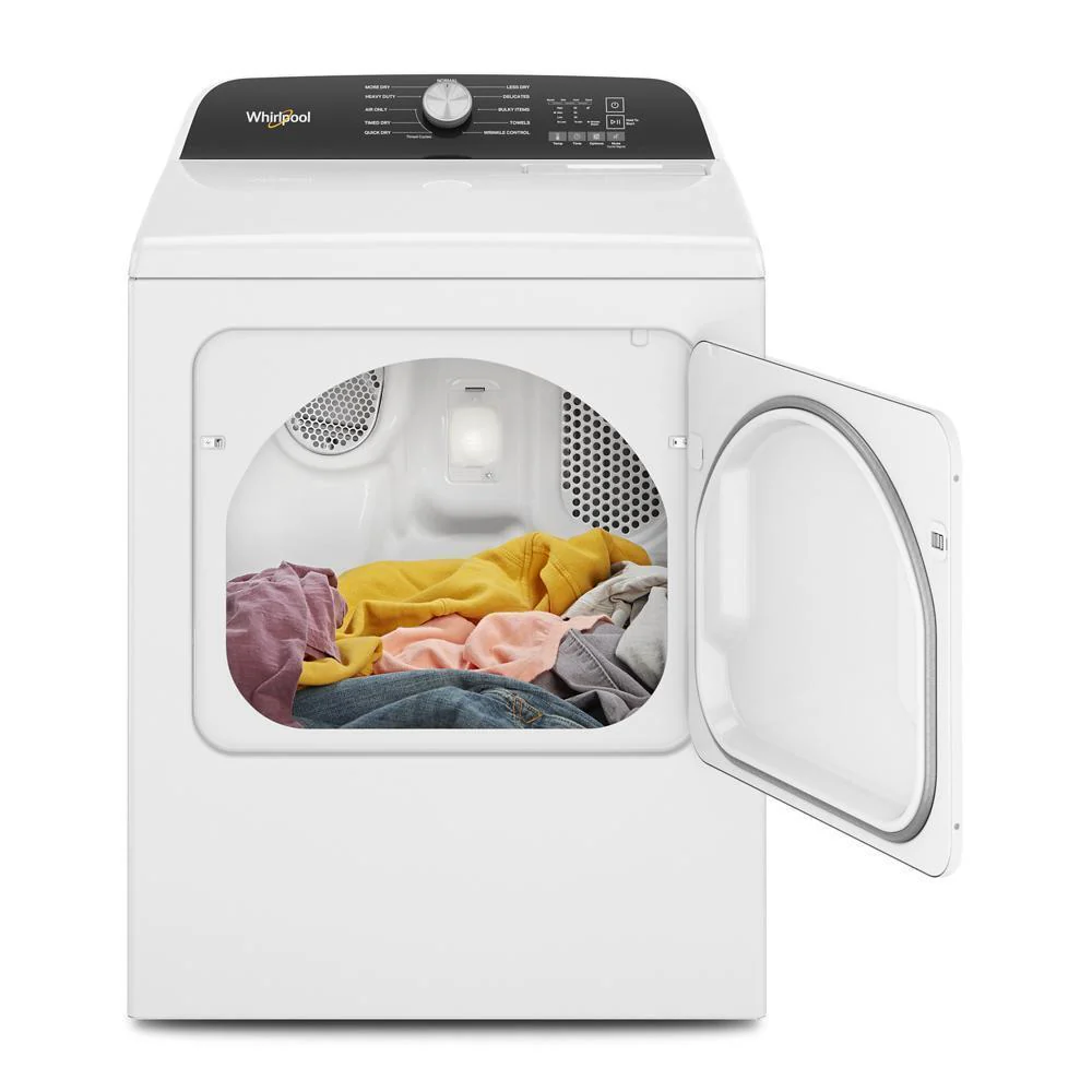 Whirlpool WED500CMW 7.0 Cu. Ft. Long Vent Electric Moisture Sensing Dryer - Image 8