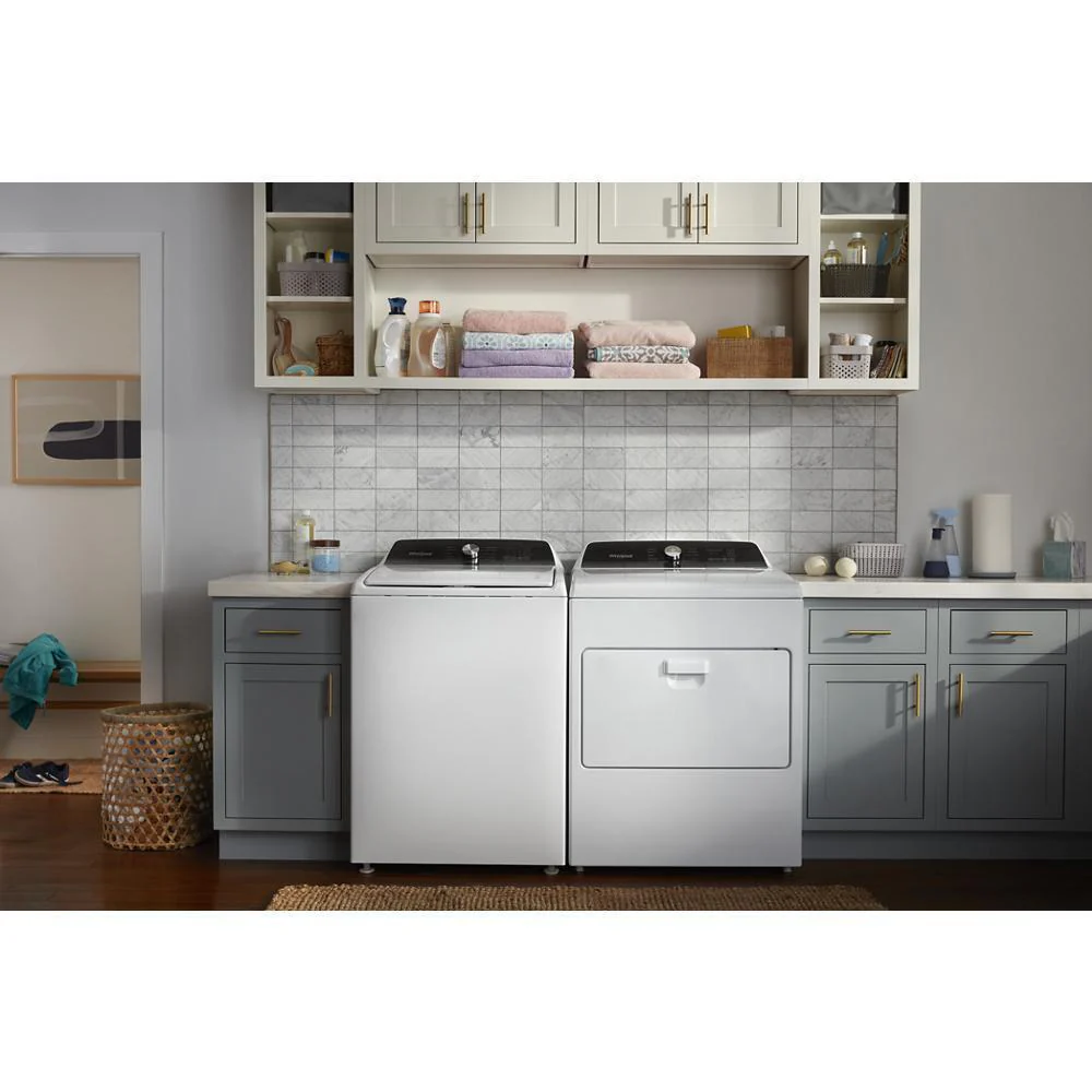 Whirlpool WED5010LW 7.0 Cu. Ft. Top Load Electric Moisture Sensing Dryer - Image 14
