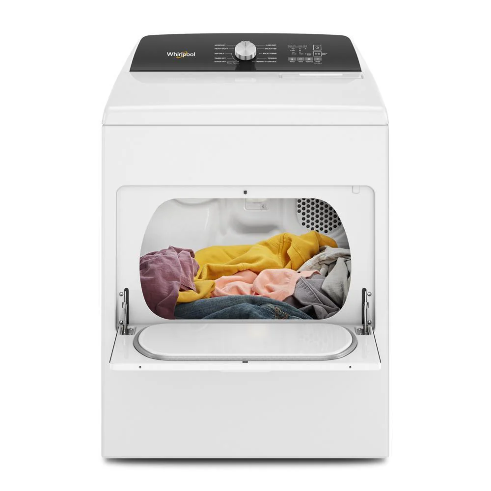 Whirlpool WED5010LW 7.0 Cu. Ft. Top Load Electric Moisture Sensing Dryer - Image 8