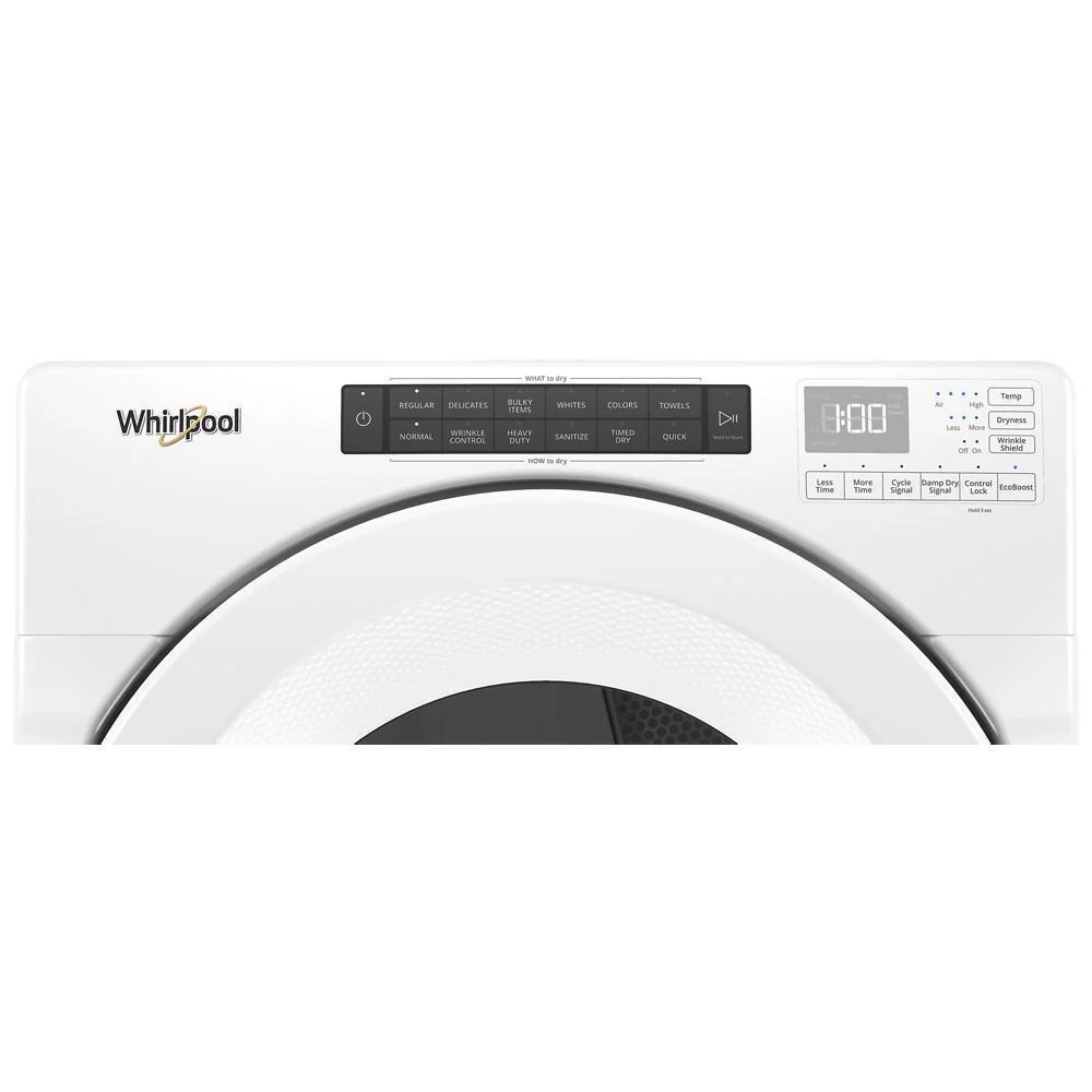 Whirlpool WED5620HW 7.4 cu. ft. Front Load Electric Dryer with Intuitive Touch Controls - Image 6