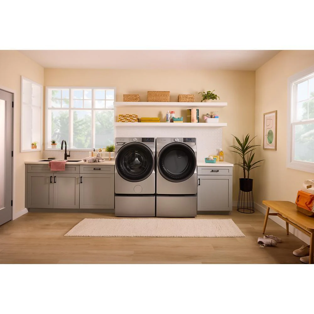 Whirlpool WED5720RU 7.4 cu. ft. Smart Front Load ENERGY STAR® Electric Dryer with Wrinkle Shield™ Option - Image 19