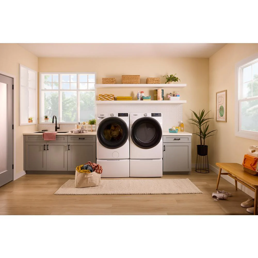 Whirlpool WED5720RU 7.4 cu. ft. Smart Front Load ENERGY STAR® Electric Dryer with Wrinkle Shield™ Option - Image 2