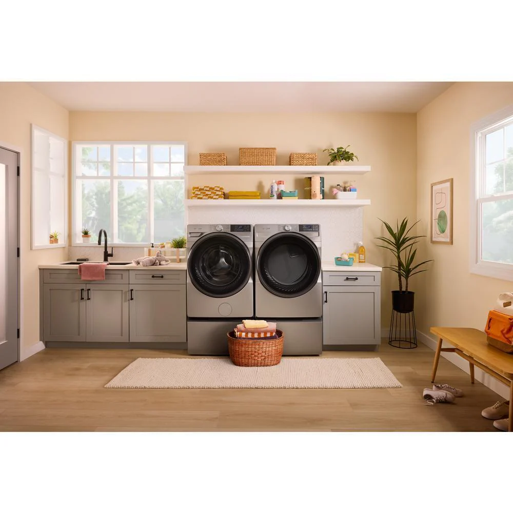 Whirlpool WED5720RU 7.4 cu. ft. Smart Front Load ENERGY STAR® Electric Dryer with Wrinkle Shield™ Option - Image 3