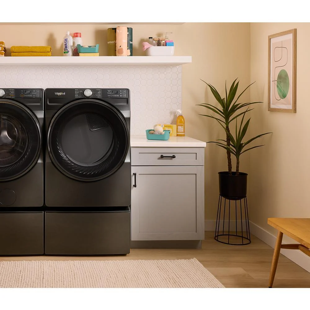 Whirlpool WED5720RU 7.4 cu. ft. Smart Front Load ENERGY STAR® Electric Dryer with Wrinkle Shield™ Option - Image 9