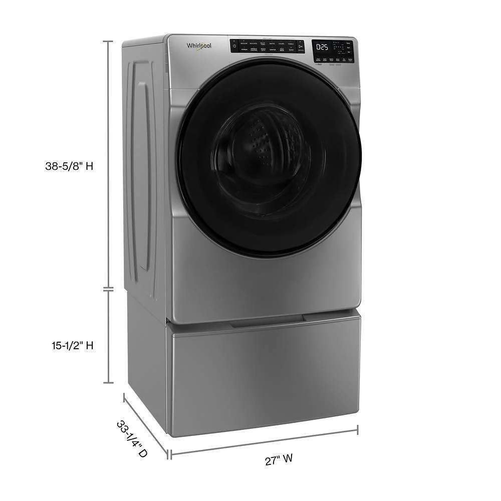 Whirlpool WED6605MC 7.4 Cu. Ft. Electric Wrinkle Shield Dryer with Steam - Image 8