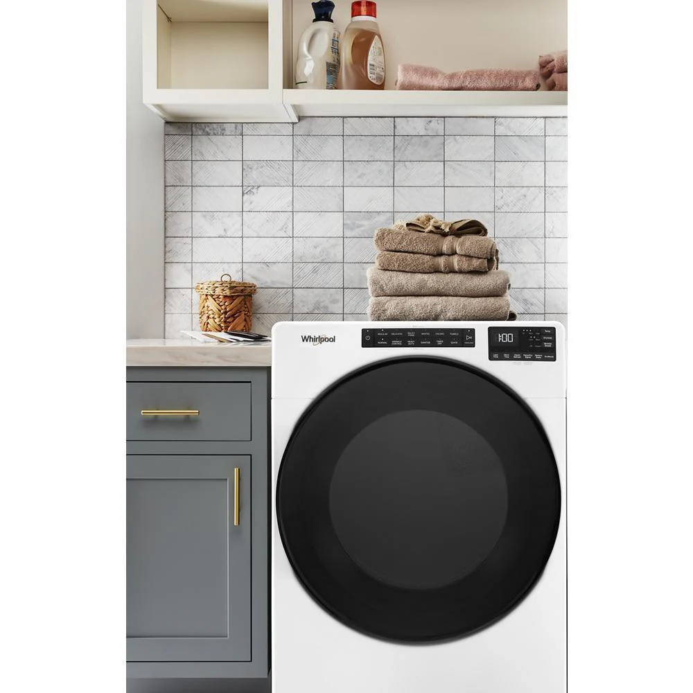 Whirlpool WED6605MW 7.4 Cu. Ft. Electric Wrinkle Shield Dryer with Steam - Image 9