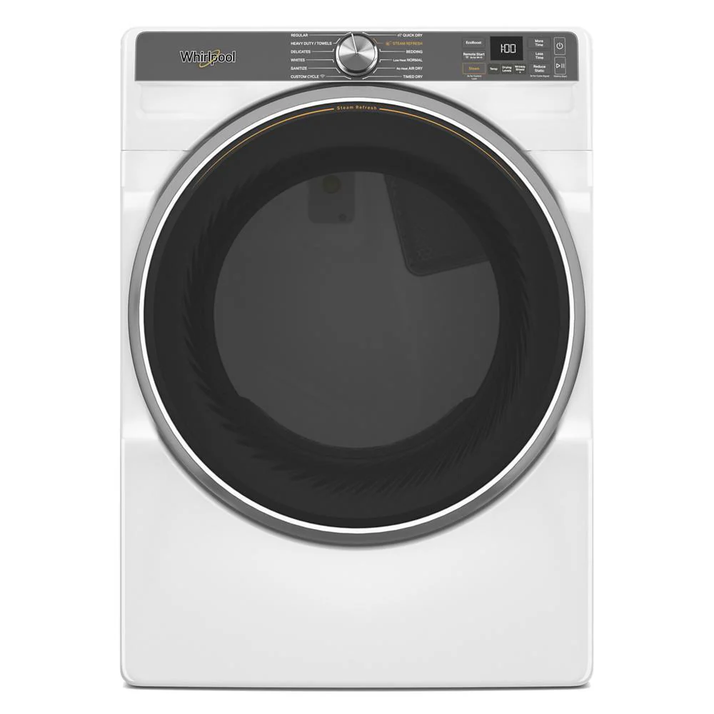 Whirlpool WED6720RW 7.4 cu. ft. Smart Front Load ENERGY STAR® Electric Dryer with Steam Capabilities