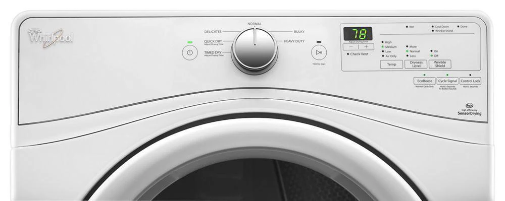 Whirlpool WED7590FW 7.4 cu.ft Front Load Electric Dryer with Advanced Moisture Sensing , 6 cycles - Image 3