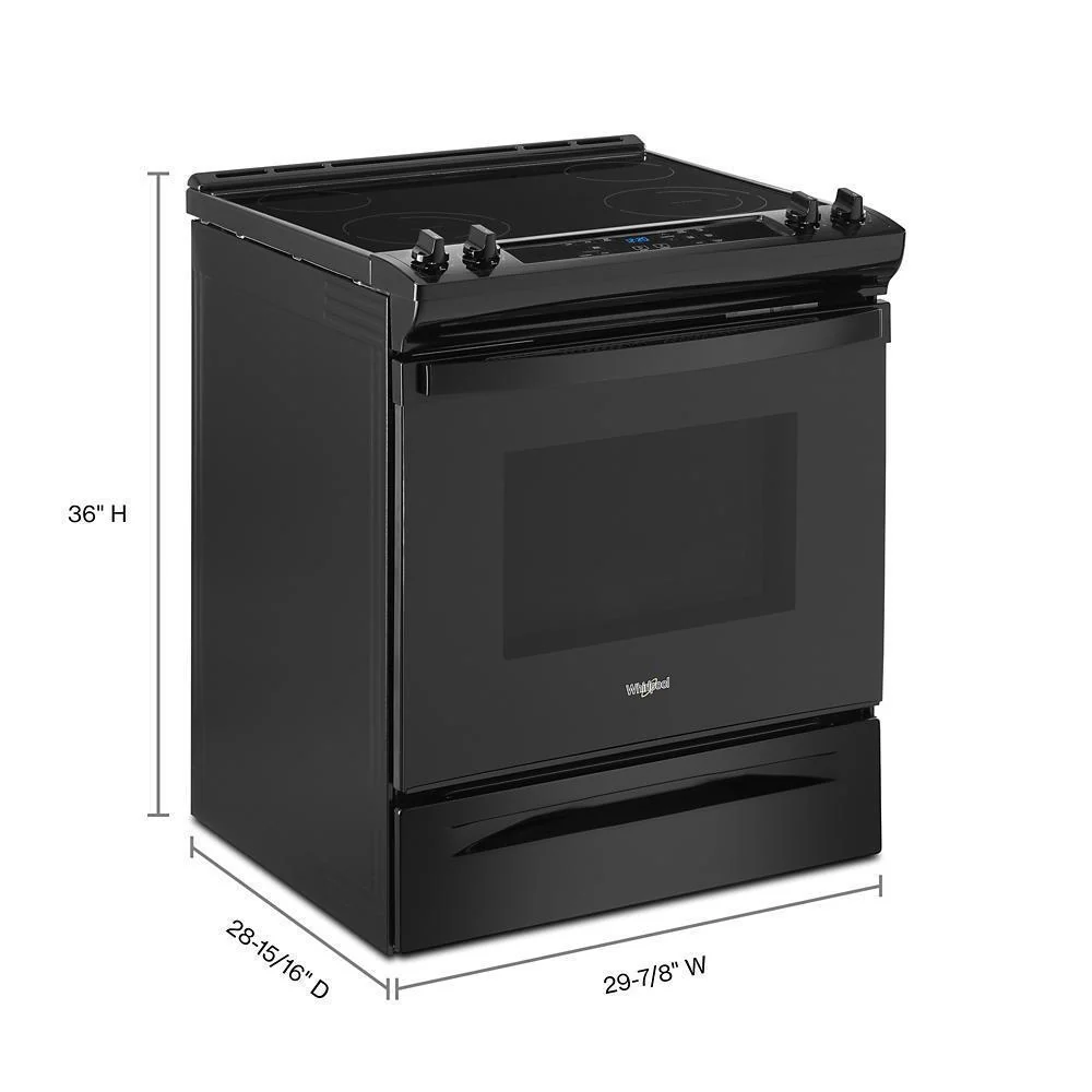 Whirlpool WEE515S0LB 4.8 Cu. Ft. Whirlpool® Electric Range with Frozen Bake™ Technology - Image 7