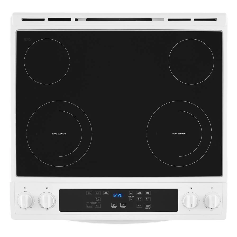 Whirlpool WEE515S0LW 4.8 Cu. Ft. Whirlpool® Electric Range with Frozen Bake™ Technology - Image 4