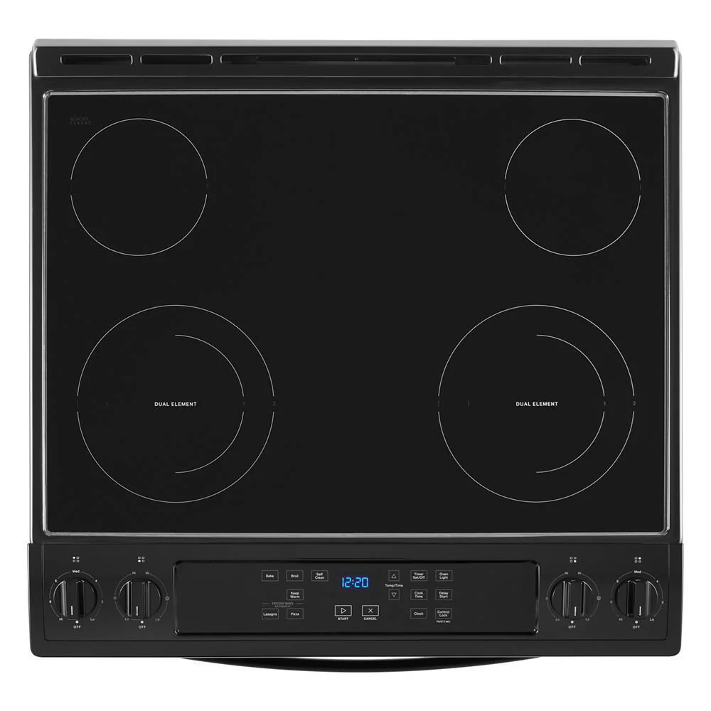 WEE515SALB Whirlpool® 34" Tall Range with Self Clean Oven Cycle - Image 4