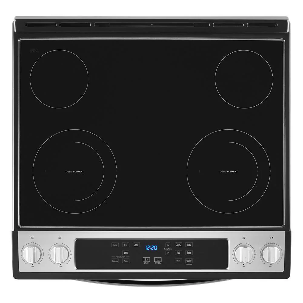 WEE515SALS Whirlpool® 34" Tall Range with Self Clean Oven Cycle - Image 4