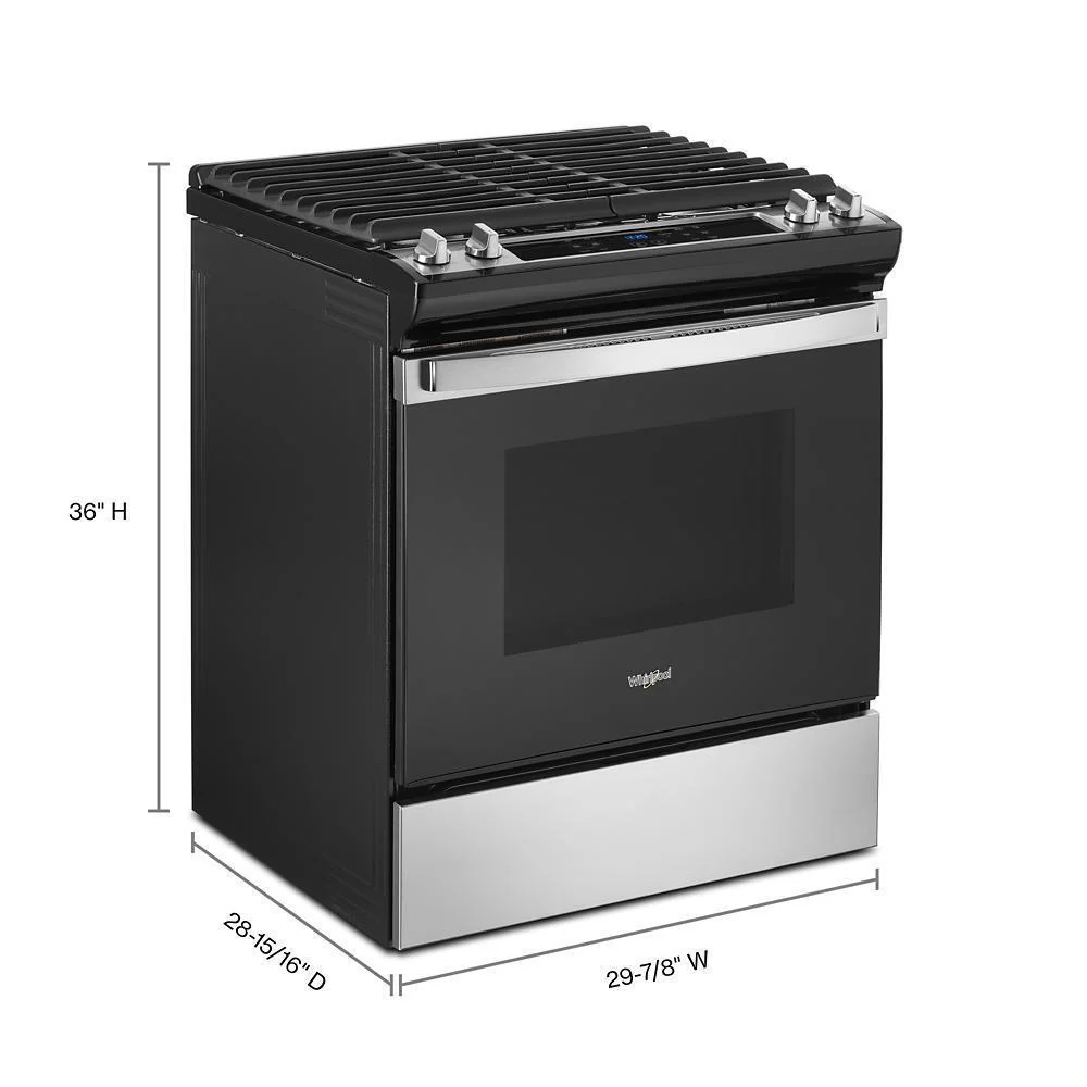 Whirlpool WEG515S0LS 5.0 Cu. Ft. Whirlpool® Gas Range with Frozen Bake™ Technology - Image 7