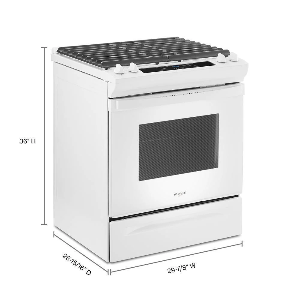 Whirlpool WEG515S0LW 5.0 Cu. Ft. Whirlpool® Gas Range with Frozen Bake™ Technology - Image 7