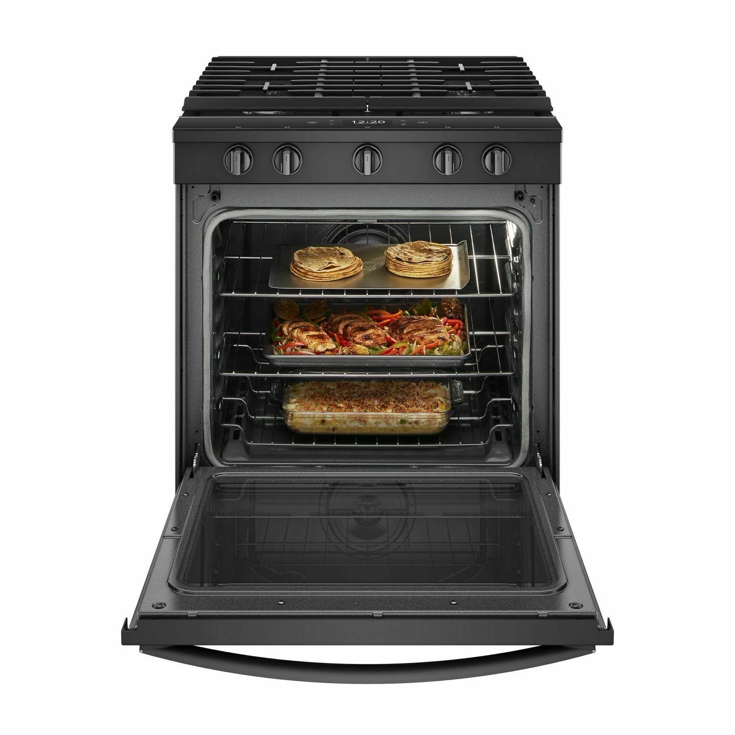 Whirlpool WEG750H0HB 5.8 cu. ft. Smart Slide-in Gas Range with Air Fry, when Connected - Image 3