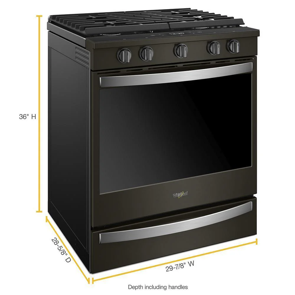 Whirlpool WEG750H0HV 5.8 cu. ft. Smart Slide-in Gas Range with Air Fry, when Connected - Image 4