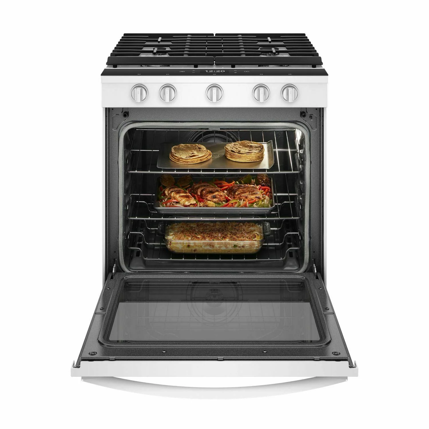 Whirlpool WEG750H0HW 5.8 cu. ft. Smart Slide-in Gas Range with Air Fry, when Connected - Image 2