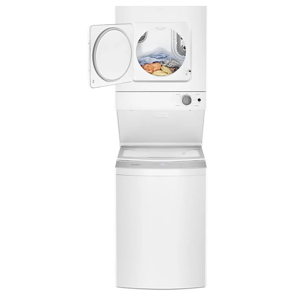 Whirlpool WET4024HW 1.6 cu.ft Electric Stacked Laundry Center 6 Wash cycles and AutoDry™ - Image 6