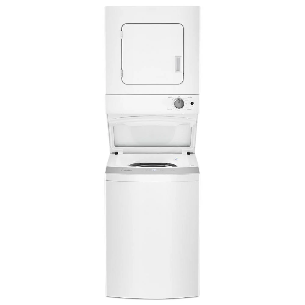 Whirlpool WET4024HW 1.6 cu.ft Electric Stacked Laundry Center 6 Wash cycles and AutoDry™ - Image 7