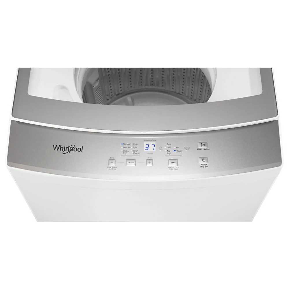 Whirlpool WET4124HW 1.6 cu.ft, 120V/20A Electric Stacked Laundry Center with 6 Wash cycles and Wrinkle Shield™ - Image 3