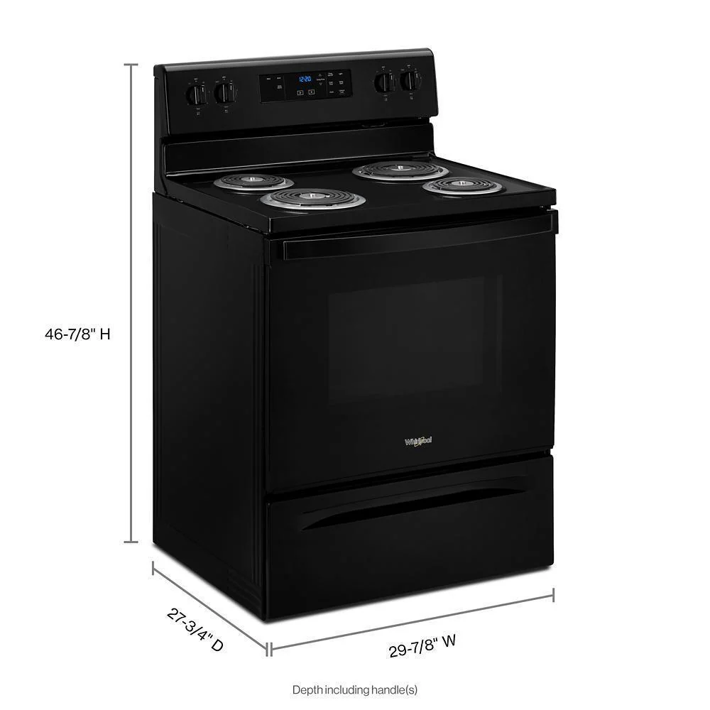 Whirlpool WFC150M0JB 4.8 cu. ft. Electric Range with Keep Warm setting - Image 5
