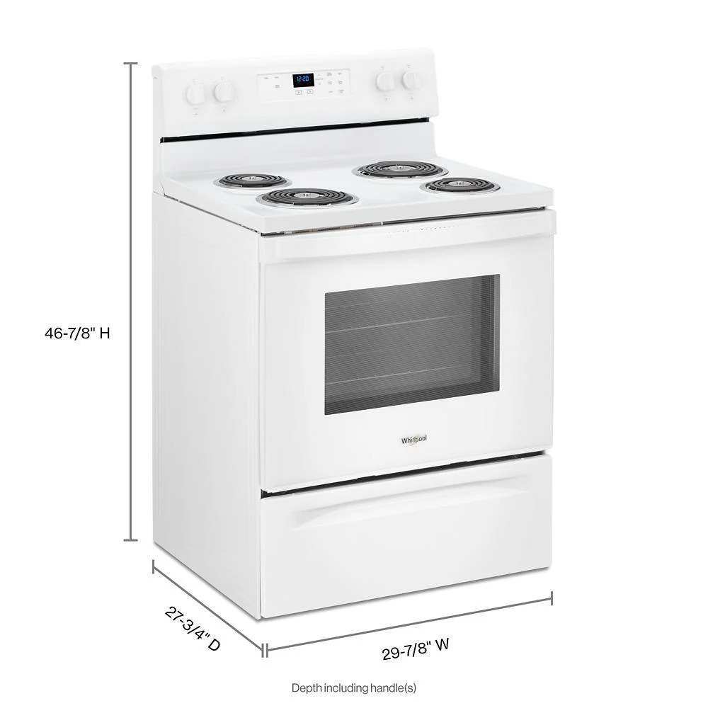 Whirlpool WFC150M0JW 4.8 cu. ft. Electric Range with Keep Warm setting - Image 5
